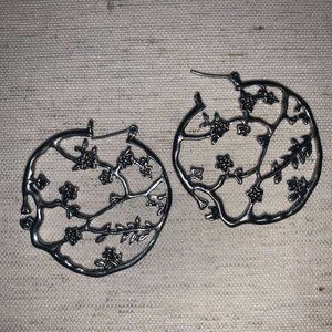 Bird & Branch Silver Hoops